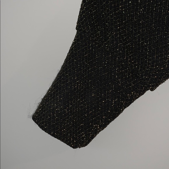Black and Gold Sequin Romper. - Picture 2 of 4